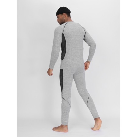 Thermal underwear is male, size 46-48, the color is light gray-9