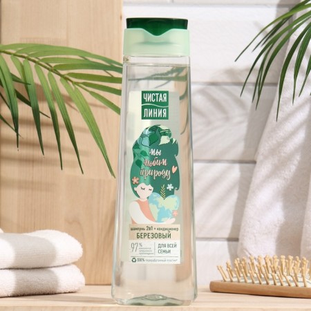 Hair shampoo clean line "Birch", 400 ml-8