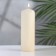 Candle - cylinder, 4 × 12 cm, 15 hours, champagne