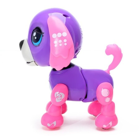 Interactive puppy "Little Friend", Fuchsia color-2