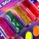 Makeup for the face and body, 4 colors + 3 gels with sparkles + red gel + applicator