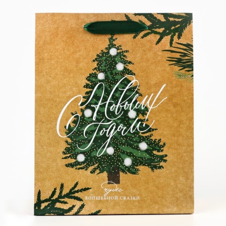 Craft vertical package "Winter", MS 18 x 23 x 10 cm, New Year-3