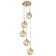 Suspended lamp Citilux "Tommy" CL102053, 36x36x56 cm, 5x40W, E14, brown color