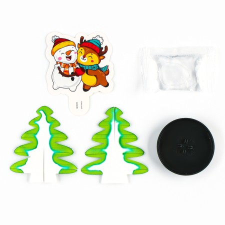 Set for experiments "Christmas tree. Wonderful crystals ", Happy New Year-6