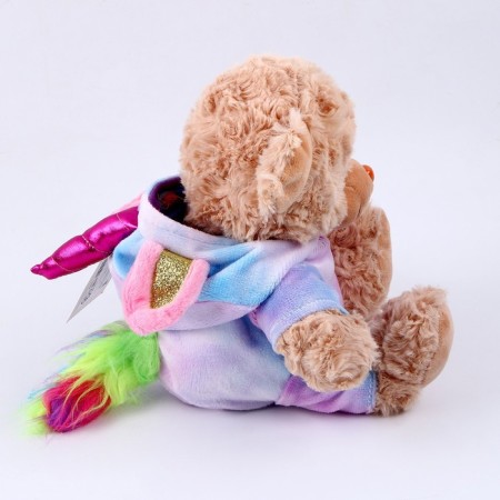 Soft toy "Bear in a suit of a unicorn", 20 cm-3