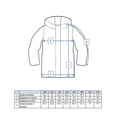 Demisason jacket for the girl PlayTode, height 134 cm-14
