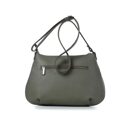 22322 Women's bag, 31x20x8 cm, leather claim, olive-1