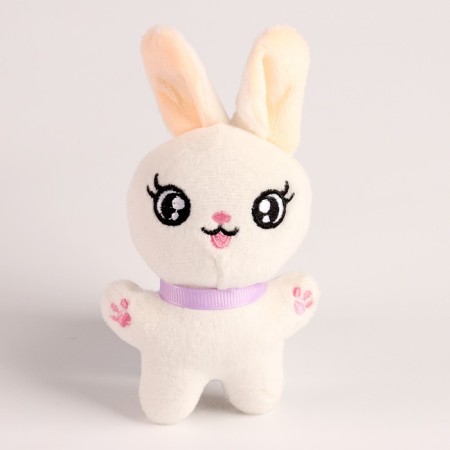 Soft toy "lovely bunny" in a set with stickers, mix-2