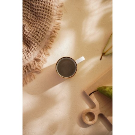 Porcelain mug SL Home "Wave in Stone", 350 ml, white color-6