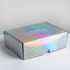 Gift folding box, packaging, My Sweet Mermaid, 30.5 x 22 x 9.5 cm