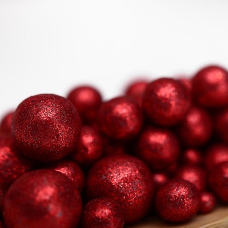 Sprinking confectionery with glitter "Shine" red 50 g-2