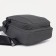Male sling bag from textiles, headphones, khaki color