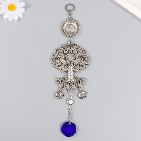 Suspension from the evil eye "Tree with elephants" 26 cm-2