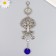Suspension from the evil eye "Tree with elephants" 26 cm