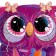 Figure puzzle "Owl", series "Funny toys"