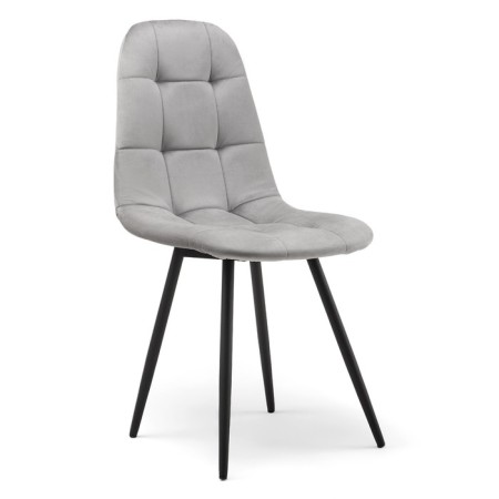 Lucas chair black matte (Nella 060 wet asphalt)