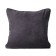 Decorative pillowcase "Tina", size 45x45 cm, dark gray color