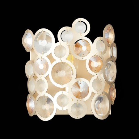 Sconces st. SL1172.201.01. Namio. 1x60 W, E14, 19x20 cm, golden color-4