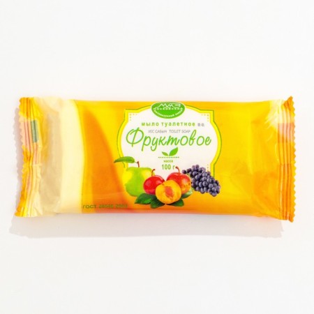 Soap toilet fruit, cut, packed, 100 g