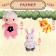 House for animals "Bunny: Sweets" with a set of accessories