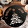 Stencil for baking "Christmas tree with a star", 30 × 35 cm