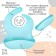 Badion for feeding children, silicone, Mum & Baby, 23x4x29, Blue