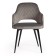 Valkyria Mod chair. 711 fabric/metal, 55x55x80cm, gray 26/black