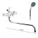 Bath mixer "Center for Plumbing" 15332, two -wound, wall, with a shower set, chrome