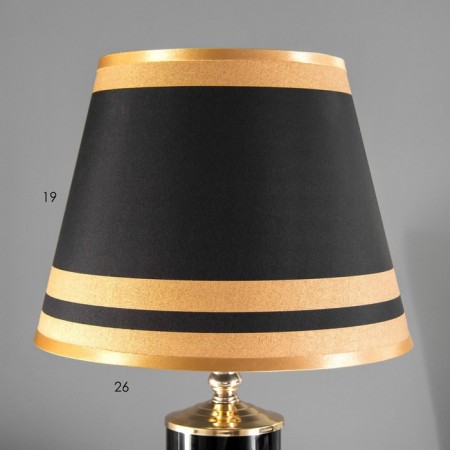 Leola table lamp E27 40W black and gold 24x24x45 cm Risalux-4
