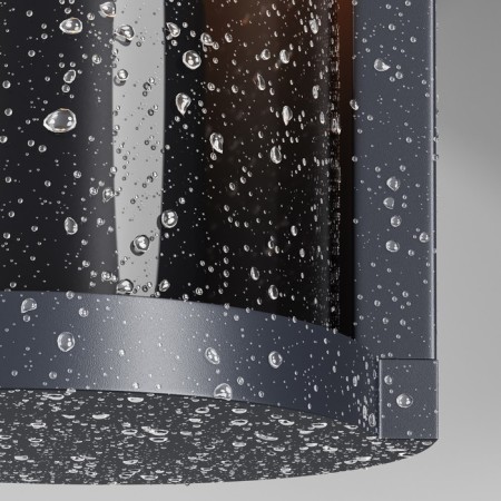 Bra Outdoor O451WL-01GF, E27, 1x15 W, 282x100x146 mm, graphite-3