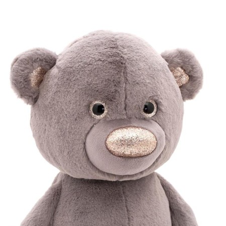 Soft toy "Bear Fluffics" Cocoa color, 35 cm-3