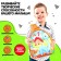 A backpack with toys "dinosaurs", molds for plasticine 5 pcs., Rockb.