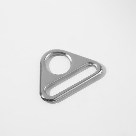 Half-ring-plastic for a bag, 15/25 mm, 2 pcs, silver color-1