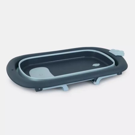 Bath Baby Rant Marlin, with a drain, folding, 85x47 cm, blue color-2