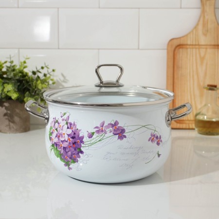 Poster "Lilac", 4 l, glass cover