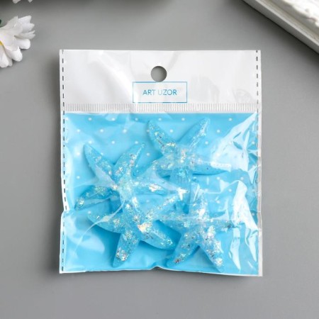 Decor for creativity Plastic "Sea Star" foil 4.8x4.7 cm-3