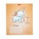 Notebook 12 sheets, in a cage, "Elephant and Mouse", cover coated cardboard, rounded corners, block 65 g/m2, 5V MIX