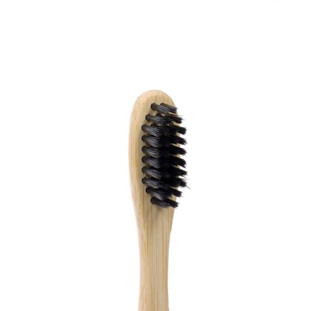 Bamboo dental brush in the box, black-1