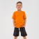 Costume for a boy (T-shirt, shorts) KAFTAN "Trendy" Size 34 (122-128), Orange color