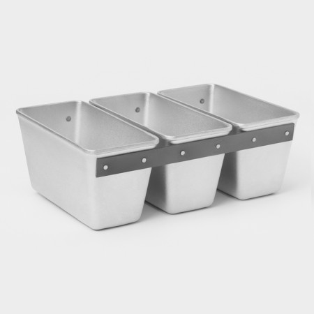 Bread form L-7, 22.5 × 11.5 × 12.2 cm, 3 sectional