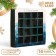 New Year. Box of 16 sweets, 17.7x17.7x3.8 cm, confectionery packaging