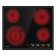 Gorenje EC642CLB hob, electric, 4 Hi-Light fireplaces, black