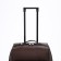 Small 20 suitcase "," Cartes factory ", lightning department, extension, external pocket, 2 wheels, brown color