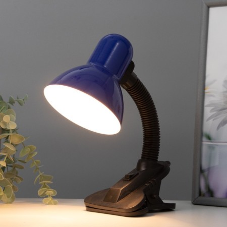 Board Lamp "School" 1x15W E27 on indigo trim 14.5x14.5x33cm Risalux-1