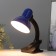 Board Lamp "School" 1x15W E27 on indigo trim 14.5x14.5x33cm Risalux