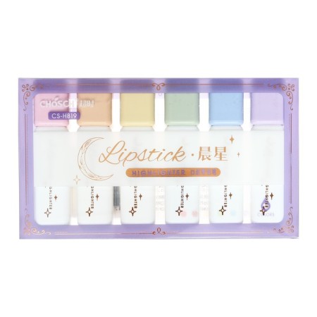 A set of markers-testers 6 pieces, 6 colors "lipstick"-4