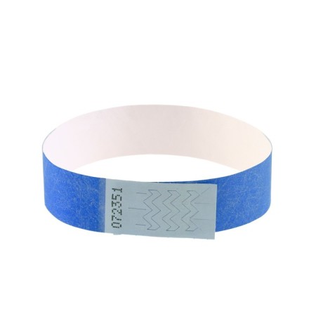 Paper control bracelet "Blue" Tyvek 100 pieces-2