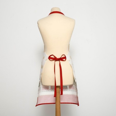 Apron Ethel New Year's fair 60x70cm, 100% HL, sarzha 190 g/m2-7