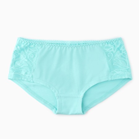 Panties Female shorts, turquoise color, size 52