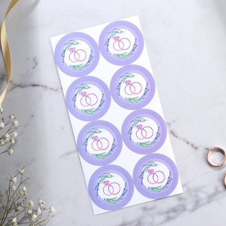 Invitation in the craft envelope for the wedding "Lavender", 10 x 15 cm-6